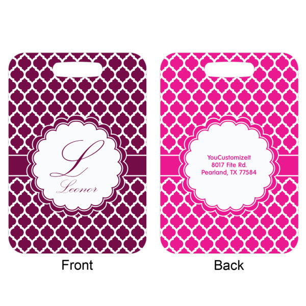 Custom Design - Metal Luggage Tag - Approval