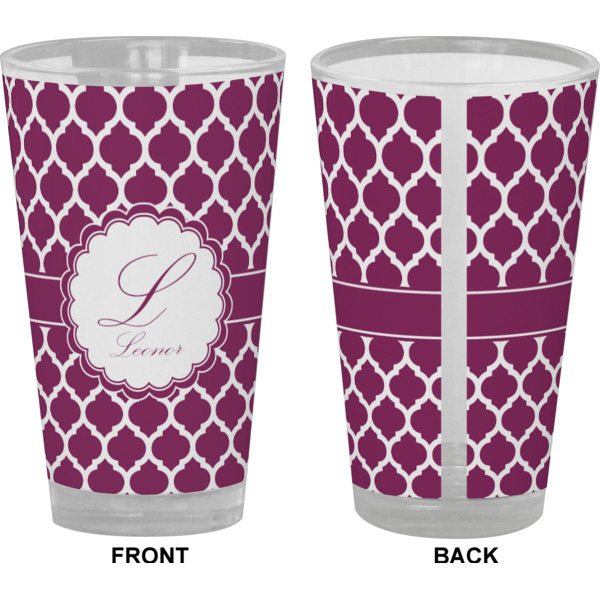 Custom Design - Pint Glass - Full Color - Front & Back Views