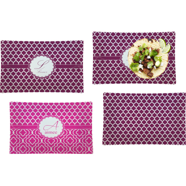 Custom Design - Set of Rectangular Dinner Plates