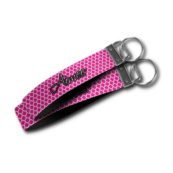 Custom Design - Webbing Keychain FOBs - Size Comparison