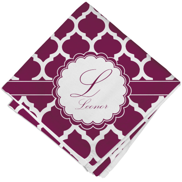 Custom Moroccan Cloth Napkin w/ Name and Initial