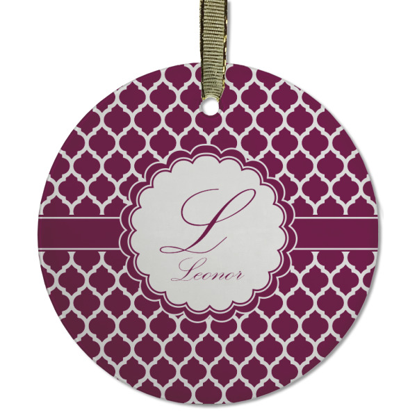 Custom Design - Frosted Glass Ornament - Round