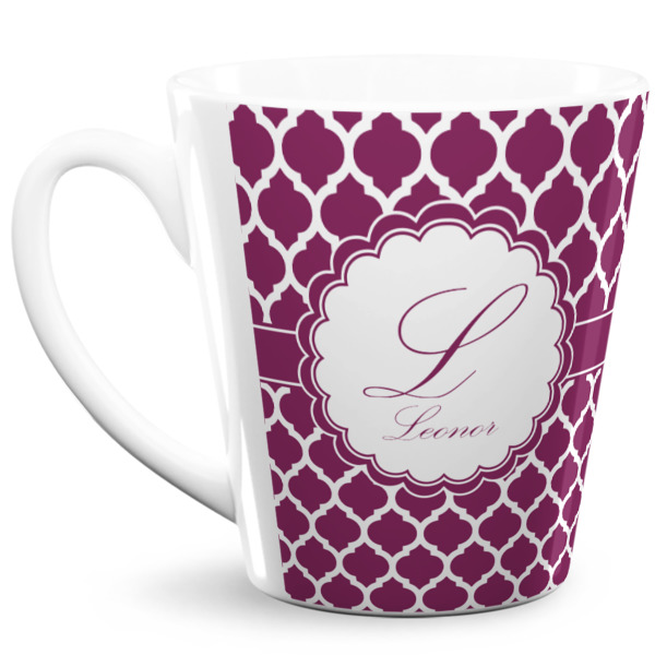 Custom Moroccan 12 Oz Latte Mug (Personalized)