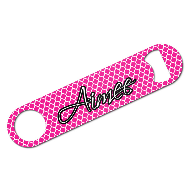 Custom Moroccan Bar Bottle Opener w/ Name and Initial