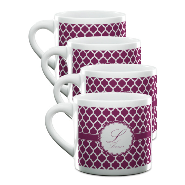 Custom Design Your Own Double Shot Espresso Cups - Set of 4