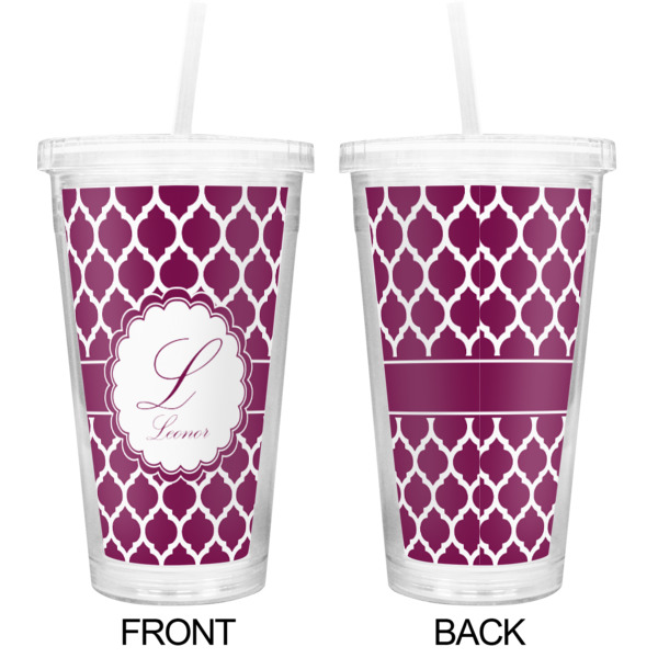 Custom Design - Double Wall Tumbler with Straw - Approval