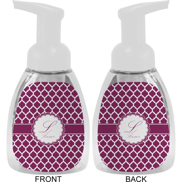 Custom Design - Foam Soap Bottle - White - Front & Back