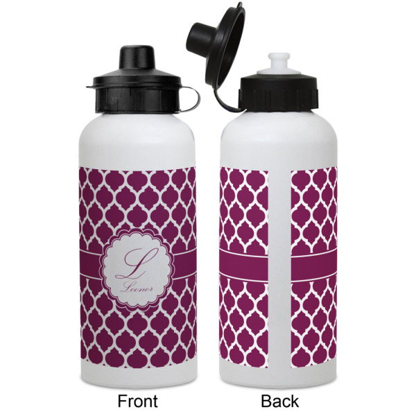 Custom Design - Aluminum Water Bottle - White APPROVAL