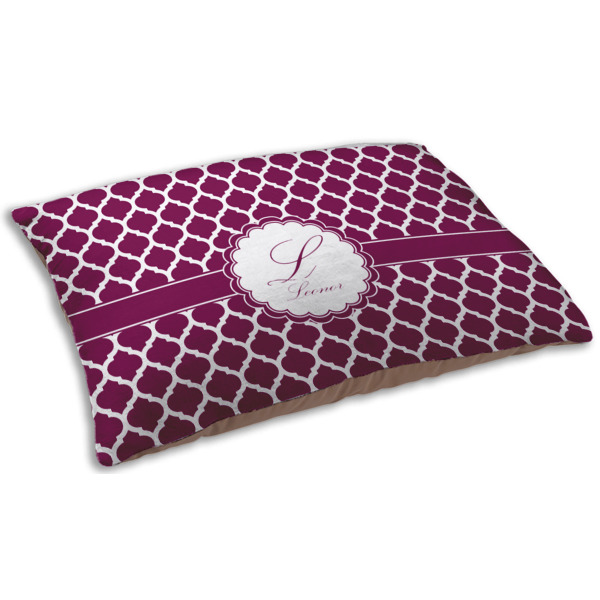 Custom Moroccan Dog Bed - Small w/ Name and Initial