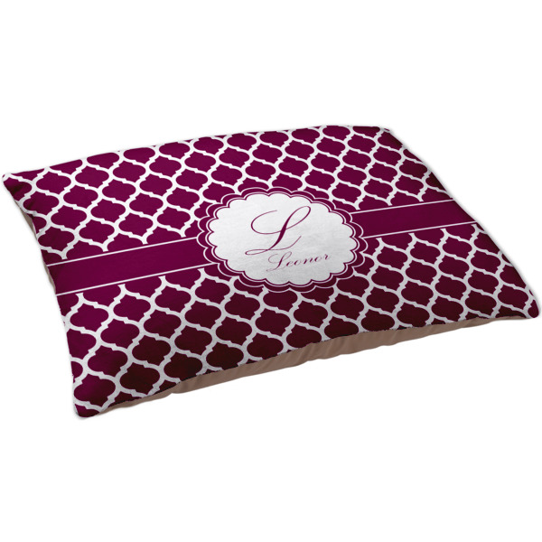 Custom Moroccan Dog Bed - Large w/ Name and Initial