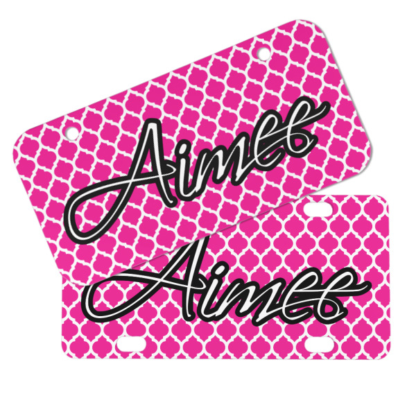 Custom Design - Mini License Plates - MAIN (4 and 2 Holes)