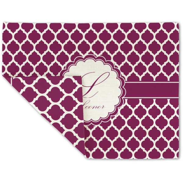Custom Design - Linen Placemat - Folded Corner (double side)