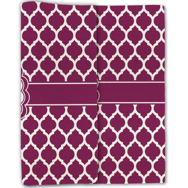 Custom Design - Linen Placemat - Double Sided - Folded Half