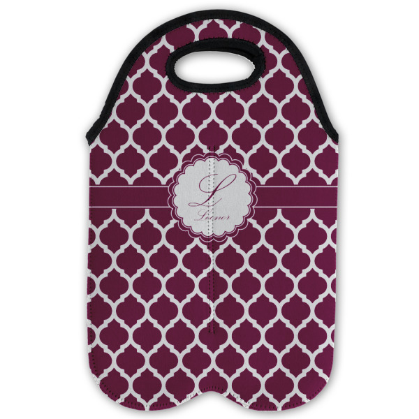 Custom Design - Double Wine Tote - Flat