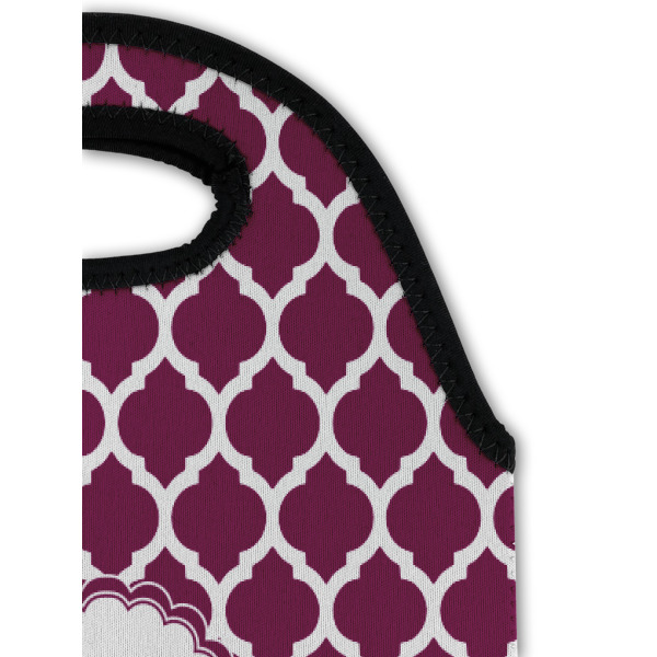 Custom Design - Double Wine Tote - Top Closeup