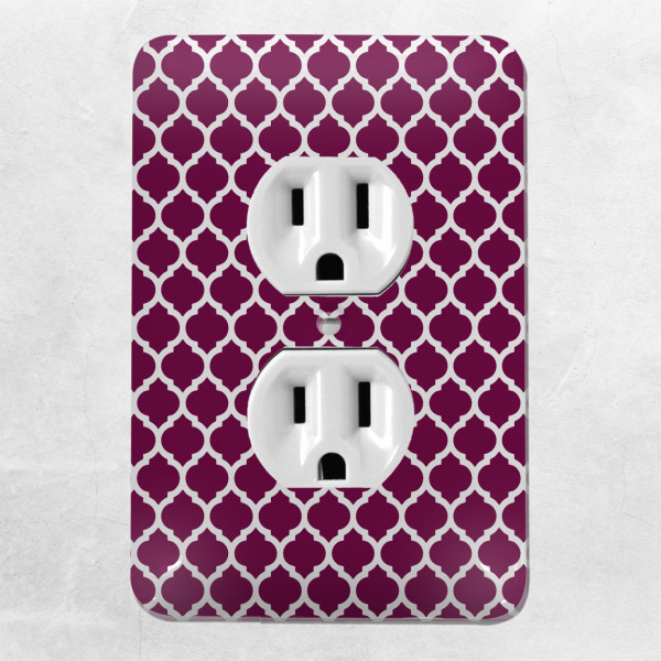 Custom Design - Electric Outlet Plate - Lifestyle