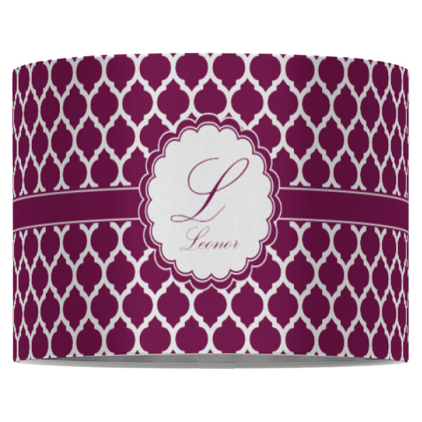 Custom Design - 16" Drum Lampshade - Front (Fabric)