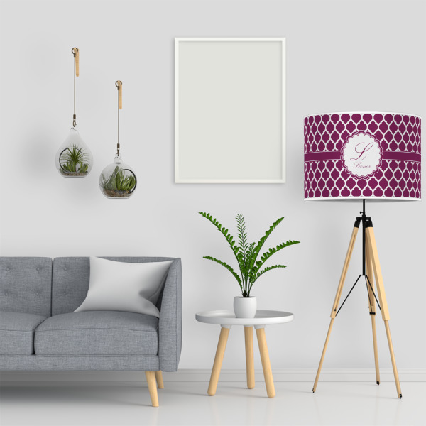 Custom Design - 16" Drum Lampshade - LIFESTYLE