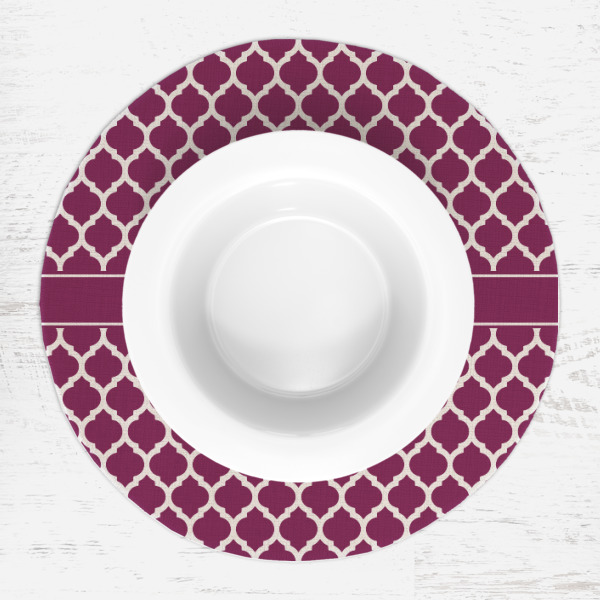 Custom Design - Round Linen Placemats - LIFESTYLE (single)