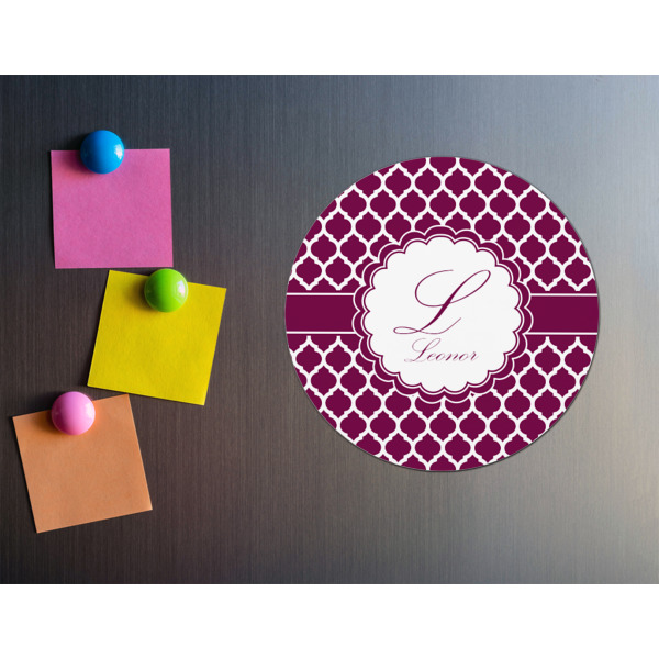 Custom Design - Round Fridge Magnet - LIFESTYLE