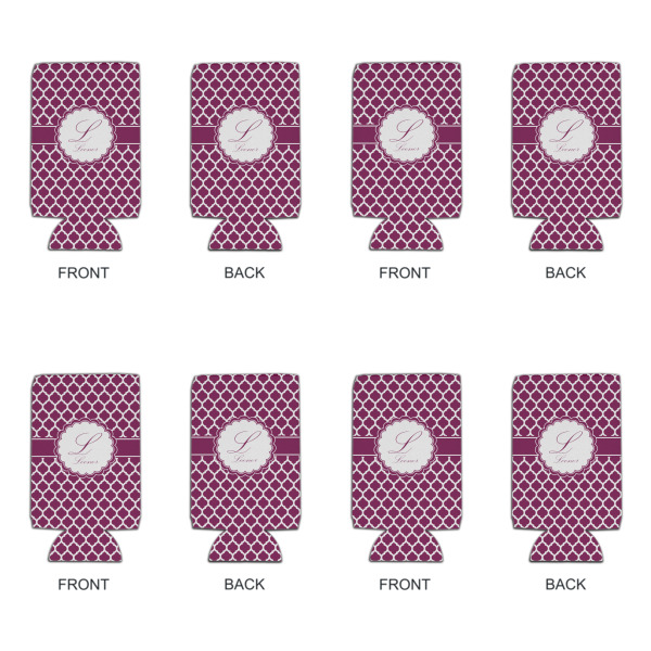 Custom Design - Can Cooler - 16oz - Set of 4 - Front & Back