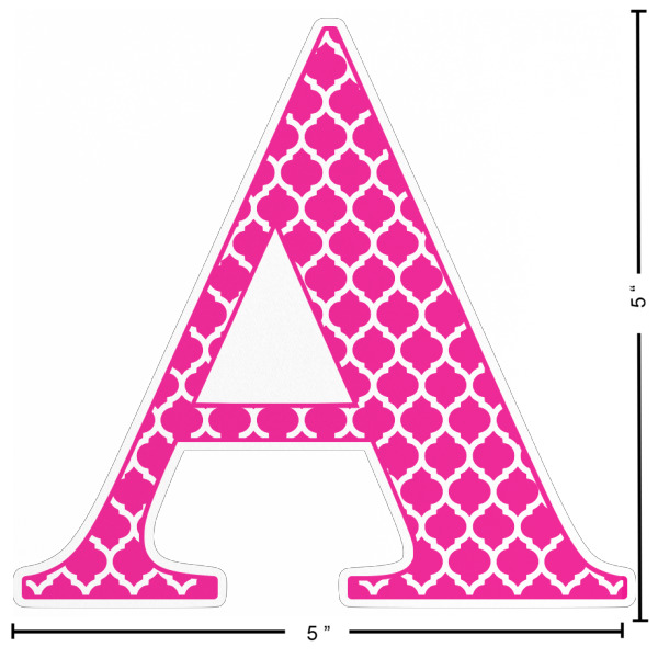 Custom Design - Custom Shape Iron On Patches - L Patch w/ Measurements