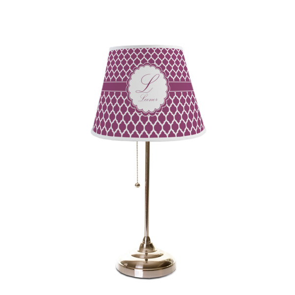 Custom Design - Poly Film Empire Lampshade - On Stand