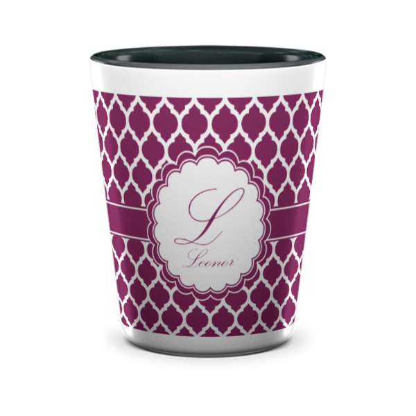 Custom Design - Ceramic Shot Glass - Two Tone - Front