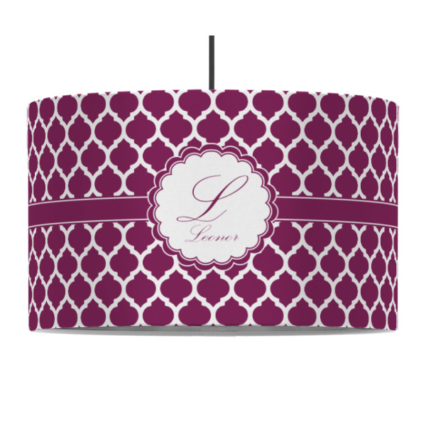 Custom Design - 12" Drum Lampshade - PENDANT (Fabric)