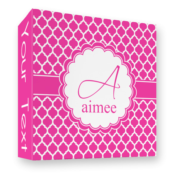 Custom Design - 3 Ring Binders - Full Wrap - 3" - Front