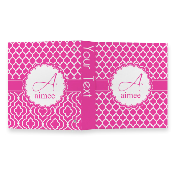 Custom Design - 3 Ring Binders - Full Wrap - 1" - Open Outside