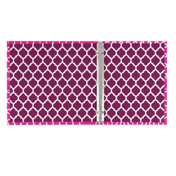 Custom Design - 3 Ring Binders - Full Wrap - 1" - Open Inside