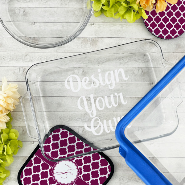 Custom Design - Glass Baking Dish - 13"x9" - Lifestyle