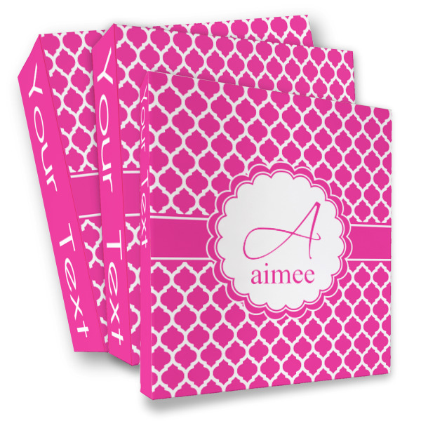 Custom Moroccan 3 Ring Binder - Full Wrap (Personalized)