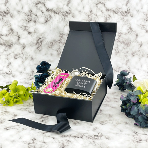 Custom Design - Gift Boxes with Magnetic Lid - Black - In Context
