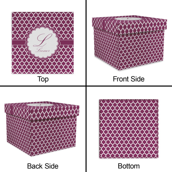 Custom Design - Gift Boxes with Lid - Canvas Wrapped - X-Large - Approval
