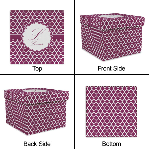 Custom Design - Gift Boxes with Lid - Canvas Wrapped - Large - Approval