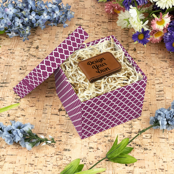 Custom Design - Gift Boxes with Lid - Canvas Wrapped - Small - In Context