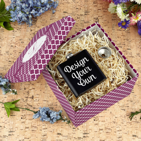 Custom Design - Gift Boxes with Lid - Canvas Wrapped - Large - In Context