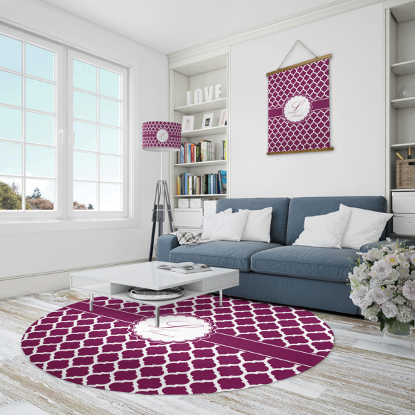 Custom Design - Round Area Rug - IN CONTEXT