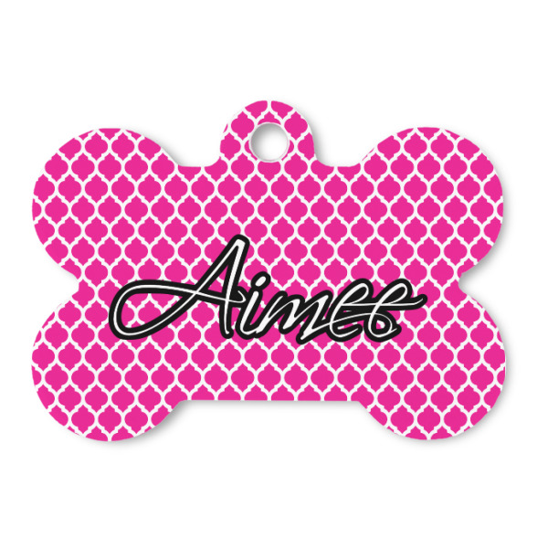 Custom Moroccan Bone Shaped Dog ID Tag (Personalized)