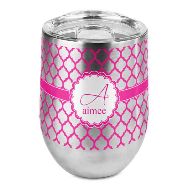 Custom Moroccan Stemless Wine Tumbler - Full Print (Personalized)