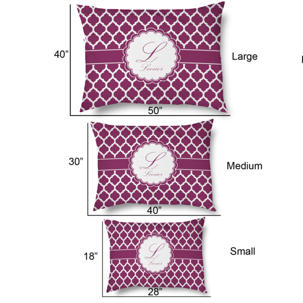 Custom Design - Outdoor Dog Beds - SIZE CHART