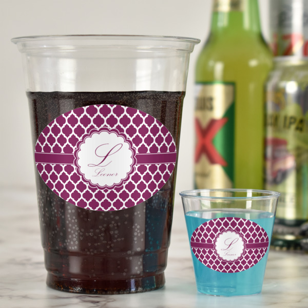 Custom Design - Plastic Shot Glasses - In Context