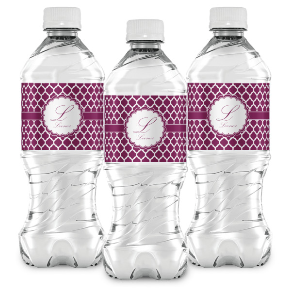 Custom Design - Water Bottle Labels - Front View