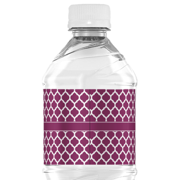 Custom Design - Water Bottle Label - Back View