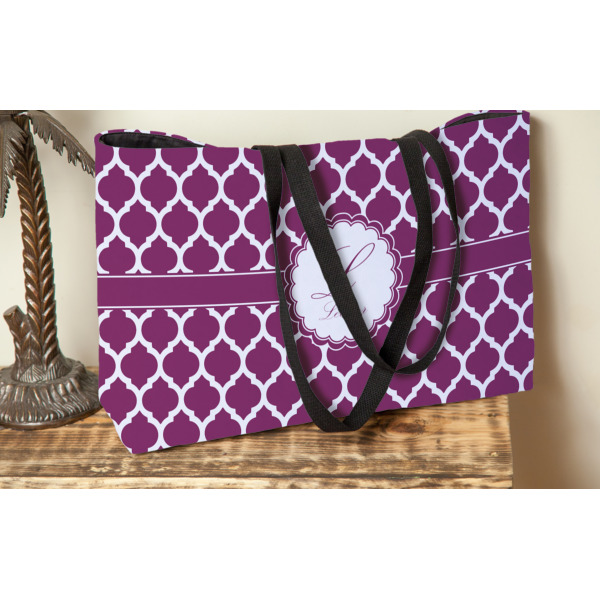 Custom Design - Tote w/Black Handles - Lifestyle View