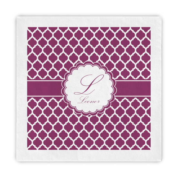 Custom Moroccan Decorative Paper Napkins (Personalized)
