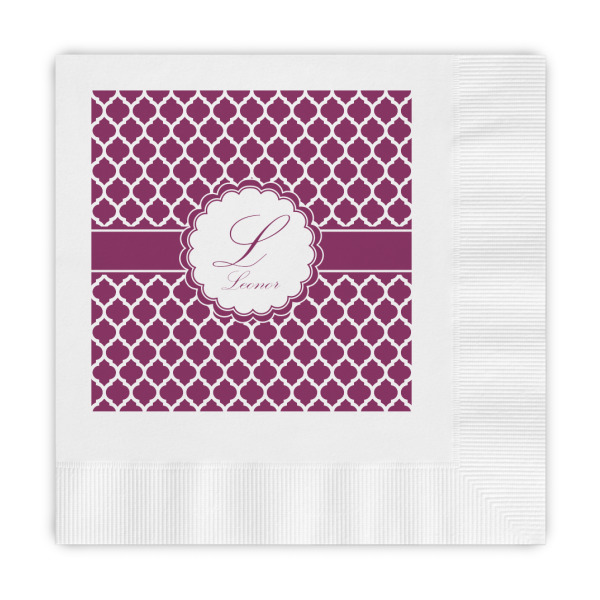 Custom Moroccan Embossed Decorative Napkins (Personalized)