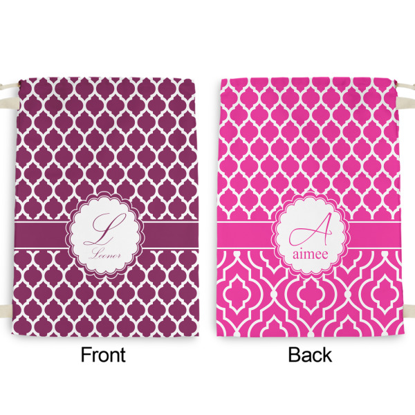 Custom Design - Large Laundry Bag - Front & Back View